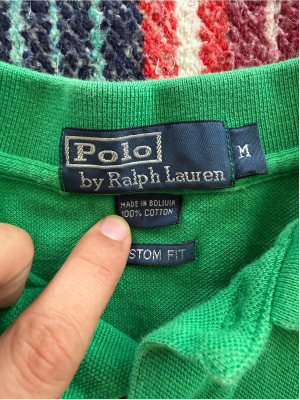 Vintage Polo Ralph Lauren Green Polo Shirt M